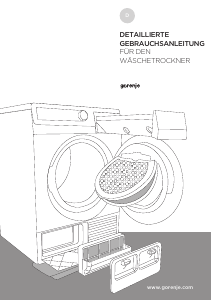 Bedienungsanleitung Gorenje D8566A+++ Trockner