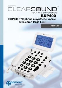 Mode d’emploi Geemarc BDP400 Téléphone