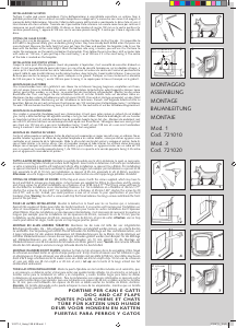 Manual de uso Ferplast Swing 3 Trampilla para gatos