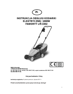 Instrukcja Faworyt LM-3302 Kosiarka