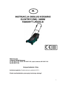 Instrukcja Faworyt LM-4201-B Kosiarka