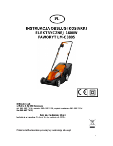 Instrukcja Faworyt LM-C3805 Kosiarka