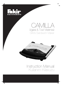 Manual Fakir Camilla Contact Grill