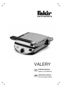 Manual Fakir Valery Contact Grill