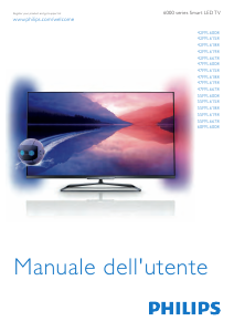 Manuale Philips 42PFL6198K LED televisore