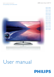 Manual Philips 42PFL6198K LED Television