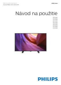 Návod Philips 43PUK4900 LED televízor