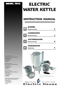 Bruksanvisning Electric House 79112 Vannkoker