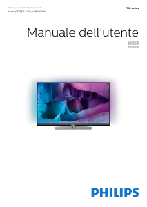 Manuale Philips 43PUS7150 LED televisore