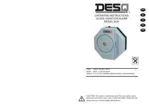 Manual Desq 2004 Alarm System