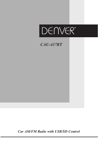 Manual Denver CAU-437BT Car Radio