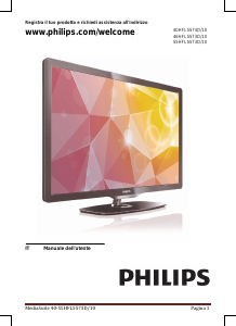 Manuale Philips 46HFL5573D LED televisore