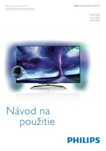 Návod Philips 46PFL8008K LED televízor