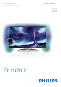 Priručnik Philips 46PFL8008K LED televizor