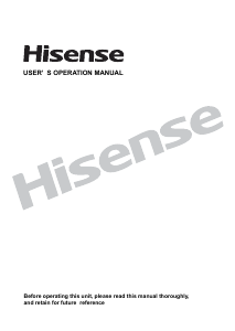 Handleiding Hisense WFPV6012EM Wasmachine