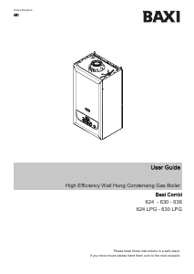 Handleiding Baxi Combi 636 CV-ketel