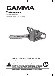 Manual Gamma G9026/BR Motosserra