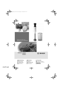 Руководство Bosch MSM66110Y Ручной блендер