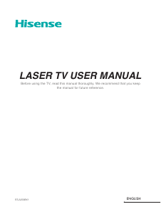 Manual Hisense 100L5F LED Television