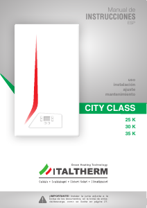 Manual de uso Italtherm City Class 35 K Caldera de calefacción central