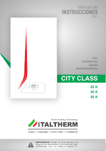 Manual de uso Italtherm City Class 30 K Caldera de calefacción central