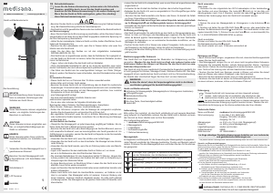 Manual Medisana MG 500 Aparat de masaj