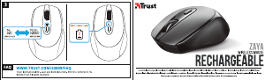 Manuale Trust 24018 Zaya Mouse