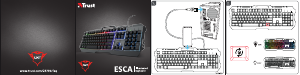 Bedienungsanleitung Trust 23796 Esca Tastatur