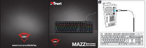 Manual Trust 24200 Mazz Tastatură