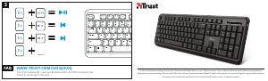 Manual Trust 24332 Tastatură