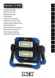 Bruksanvisning Max 37496 Lampa