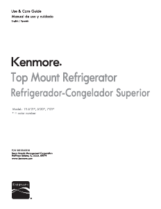 Manual Kenmore 111.61209 Fridge-Freezer