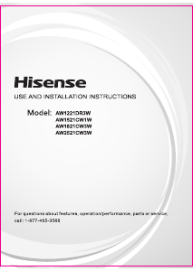 Manual Hisense AW1521CW1W Air Conditioner