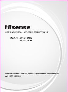 Manual Hisense AW1821DR3W Air Conditioner