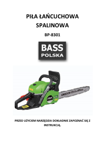 Instrukcja Bass Polska BP-8301 Piła łańcuchowa