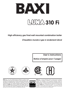 Handleiding Baxi Luna 310 Fi CV-ketel