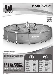 Manual Bestway BW56017 Steel Pro Swimming Pool