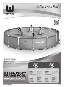 Manual Bestway BW56026 Steel Pro Swimming Pool