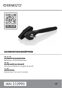 Manuale Ernesto IAN 310990 Apriscatole