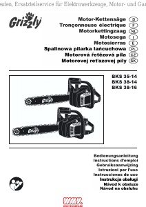 Bedienungsanleitung Grizzly BKS 35-14 Kettensäge