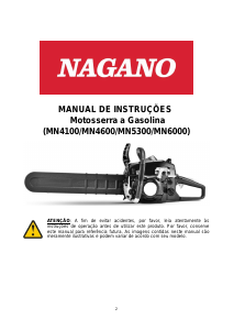 Manual Nagano MN4600 Motosserra