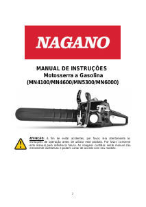 Manual Nagano MN4100 Motosserra