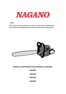 Manual Nagano NM5200 Motosserra