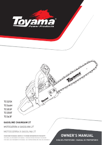 Manual de uso Toyama TCS58F Sierra de cadena