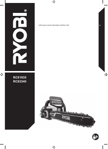 Handleiding Ryobi RCS2340 Kettingzaag