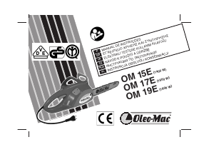 Kullanım kılavuzu Oleo-Mac OM 15E Motorlu testere