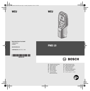 Manual Bosch PMD 10 Multímetro