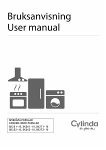 Manual Cylinda Popular SK251-10 Cooker Hood