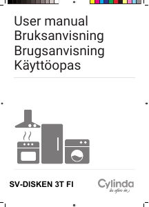 Bruksanvisning Cylinda Sverigedisken 3T FIC Oppvaskmaskin