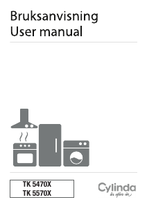 Bruksanvisning Cylinda TK 5470X Torktumlare